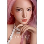 [US in Stock] - YAMIEE Rylee 163cm 5'4 ft Unique Design Silicone Head Blowjob Love Doll TPE Body Adult Oral Sex Doll