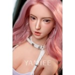 [US in Stock] - YAMIEE Rylee 163cm 5'4 ft Unique Design Silicone Head Blowjob Love Doll TPE Body Adult Oral Sex Doll